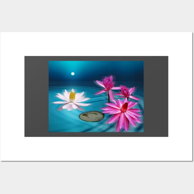 Water Lilies Wall Art by vadim19